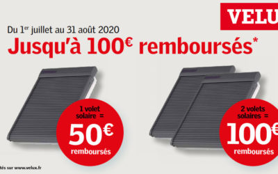 Promotion volet solaire Velux Été 2020