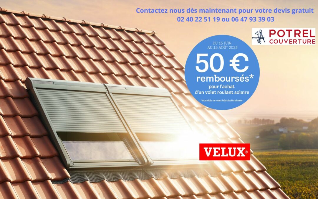 Promotion Volet solaire VELUX